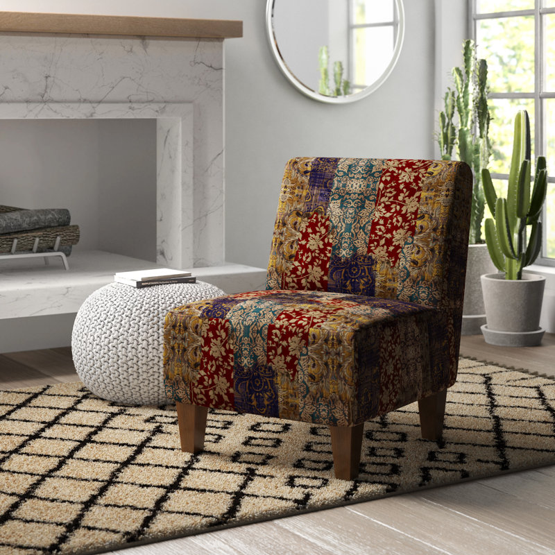 Fauteuil de chambre en polyester 28,25 po Zoe, Royal