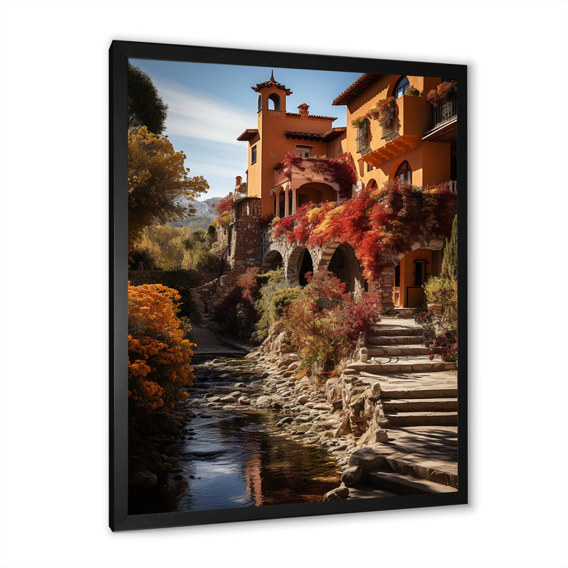 Fauvisme espagnol II sur impression sur toile, Cadre photo noir, H 40 po x l 30 po x P 1,5 po