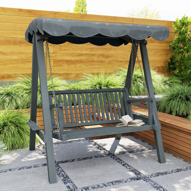 Porch Swing with Canopy, 160cm