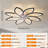 36.22'' 7- Blade Dimmable LED Reversible Flush Mount Ceiling Fan With Remote And App-475066370
