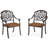 Lular 6 - Person Metal Patio Dining Set with Oval Table-16543723
