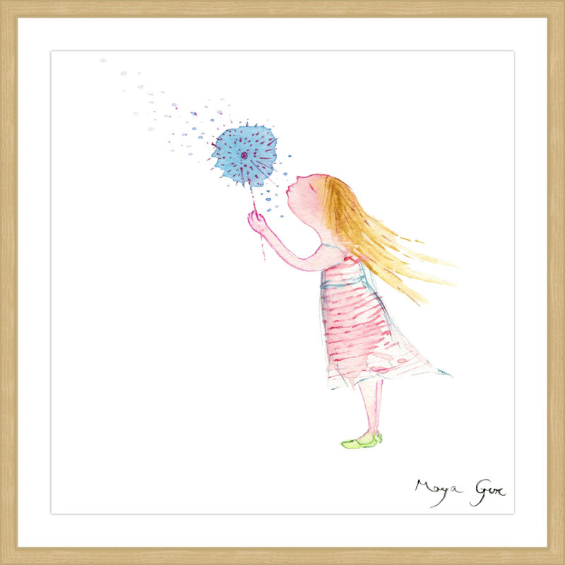 Maya Gur - Single Picture Frame Painting, 41cm H x 41cm W x 3.81cm D