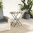 Latitude Run® Folding Tray Table 25.6"X15.7"X29.5" Poly Rattan-1364629863