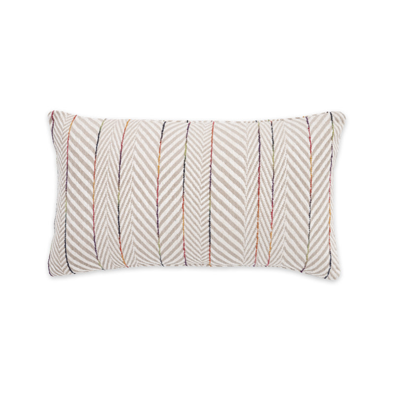 Striped Rectangular Lumbar Cushion