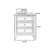 Dark-walnut Solid Wood + 3 drawers Nightstand