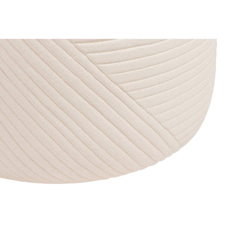 Provenance Signature Handmade Ceramic Planter, Matte Sand