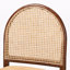 Ensemble de chaises de salle à manger Moreno en rotin naturel et bois d'acacia, H 34,46 po x l 18,3 po x P 20,69 po