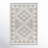 Saber Southwestern Flatweave Wool Area Rug in Gray/White-1696655640