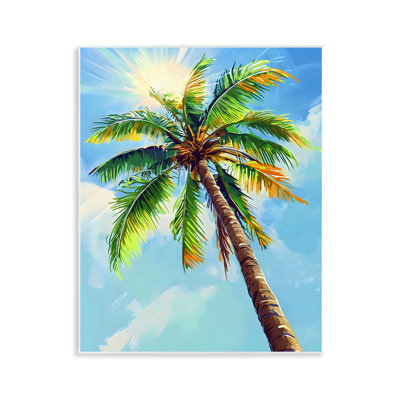 Plaque murale Sunlight Through Palms, design par LSR Design Studio