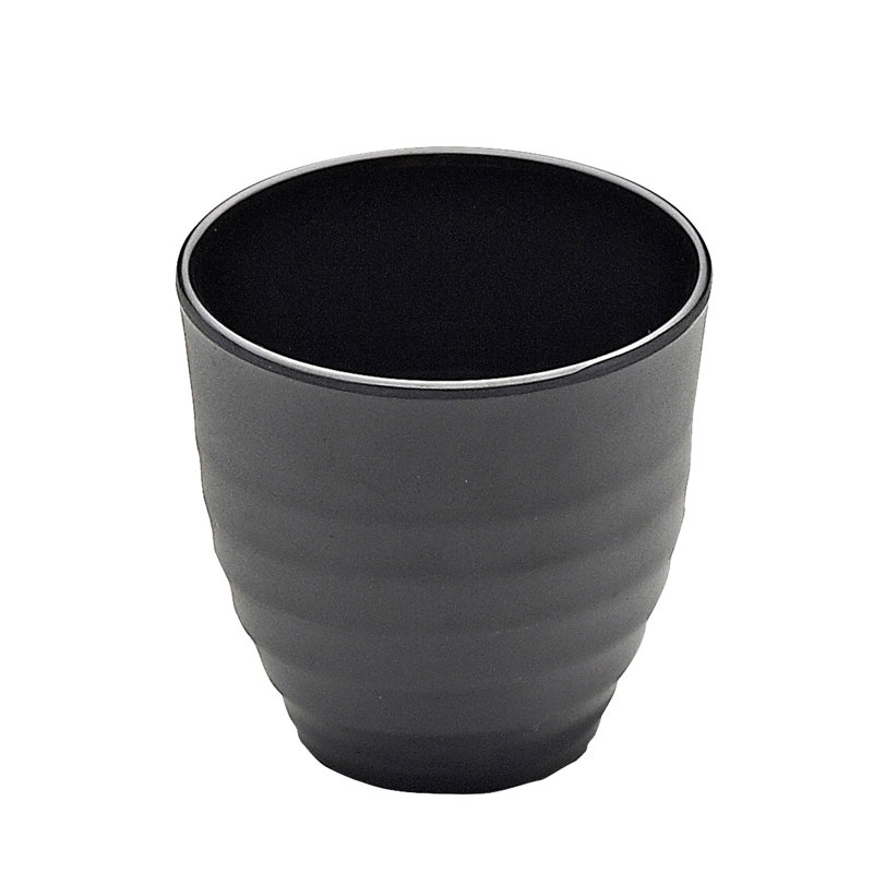 Zen Melamine Teacup, Black, 6 oz