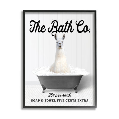 " Vintage Tub Llama "