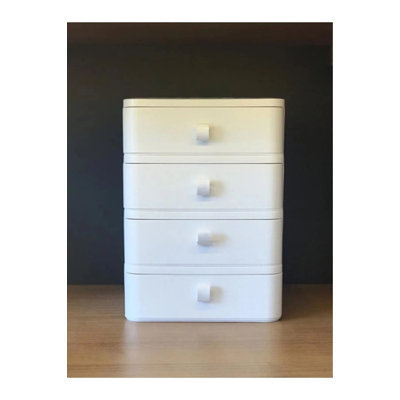 Stacked 3-Drawer Unit Desk Organizer - Make-Up Organizer