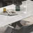 Thick Luxury Marble Rectangular Dining Table Sets-103235867