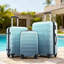 Valise extensible 3 pièces Hardshell avec roulettes et verrou TSA léger 20 po 24 po 28 po-130603828