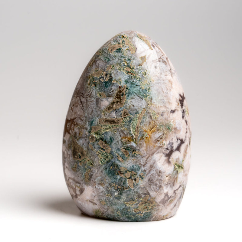 Genuine Polished Flower Agate Freeform From Madagascar (1.15 Lbs)