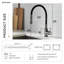Latitude Run Azula Kitchen Faucet