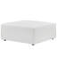 Repose-pieds en velours gris Mingle Performance-551264413
