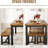 Efrat 4 - Person Four Leg Base Dining Set-98162474-110429718