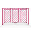 X And Diamond Open-Frame Headboard-21092794-21137859