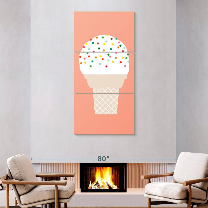 Cornet de glace II, 75" H x 36" W