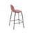 Lazio Velvet Bar Stool with Iron Legs-1374363111-1468054091