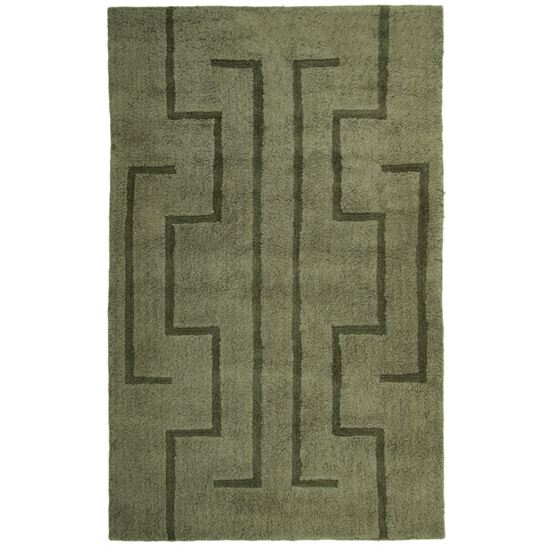 Tapis en laine Gearhart, Rectangle de 5 pi x 8 pi