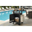Chariot de barbecue 33,9 po avec abattant