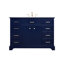 Ensemble de meuble-lavabo simple de 48 po Hermes-1179974581