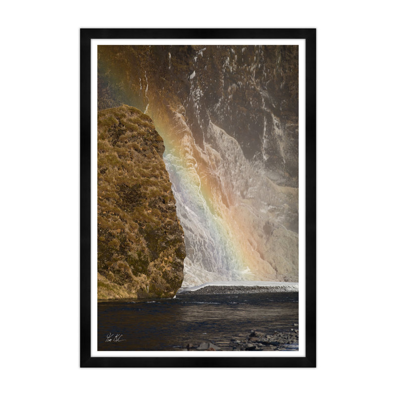 Rainbow Hillside par Tim Klein - Photographie avec cadre photo