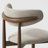 Modern 5/7 Pieces Dining Room Sets, Pre-Assembly Round Dining Table Sets, Sintered Stone Tabletop Kitchen Dining Table Set With Upholstered Chairs-513135130-513135134-513135133
