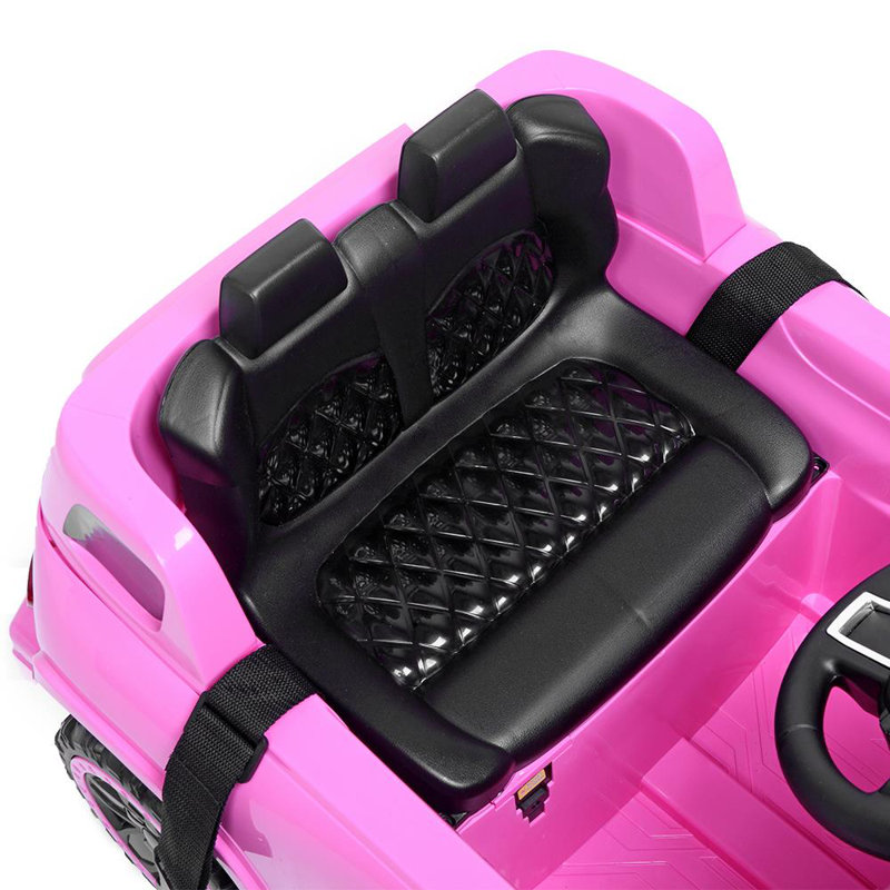 Pink 6V Kids Ride-On Truck with Remote Control