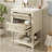 24'' Bathroom Vanity With Ceramic Sink, Bathroom Storage Cabinet With Open Shelf , Retro Design Bathroom Cabinet With 2 Drawers-1521871978