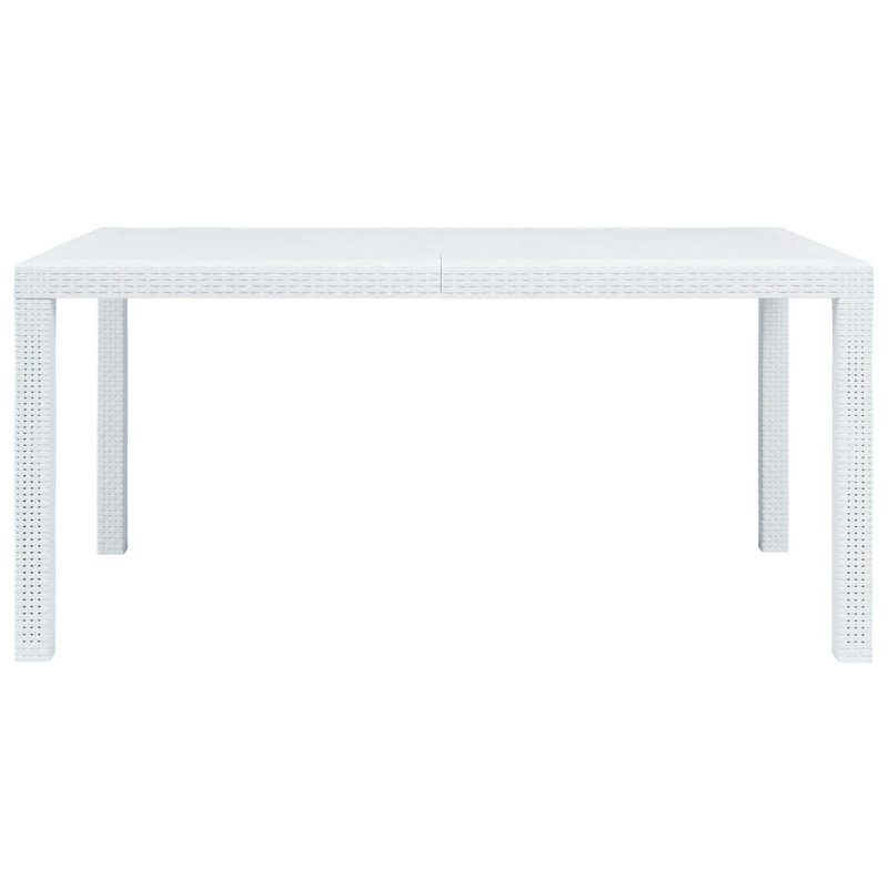 Etude Outdoor Dining Table, 72cm H x 90cm W x 150cm D, White