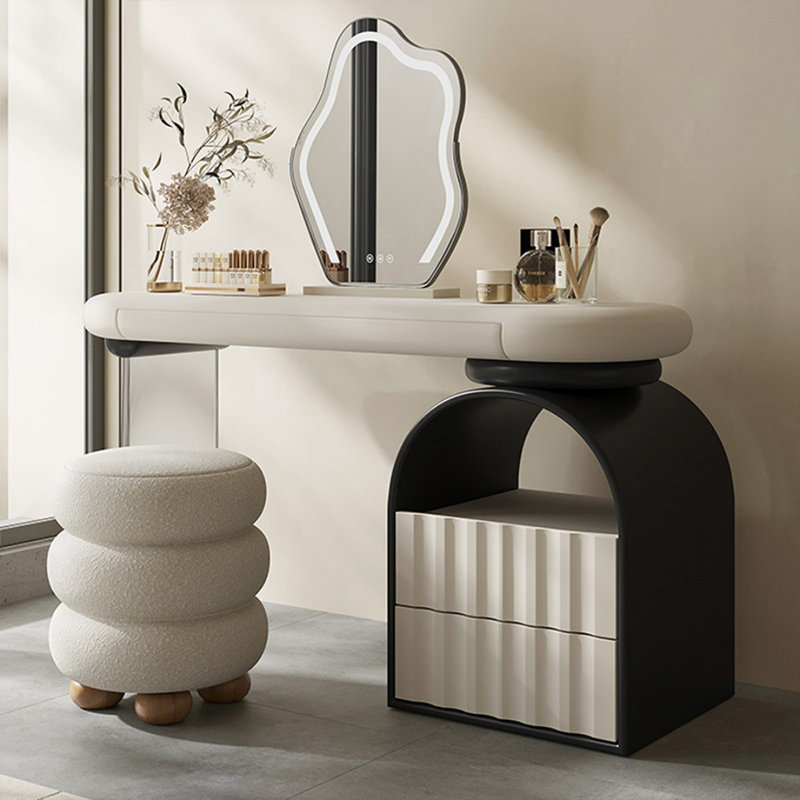 Makeup Vanity with Light mirror,3 drawers,Power Outlet