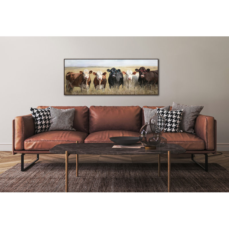 «Pasture Posse», art mural sur toile