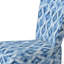 Chaise d'appoint Coastal - Chaise d'appoint bleue Ikat-735863422