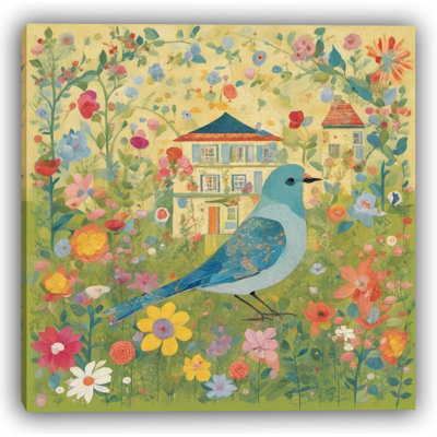 Art floral sur toile