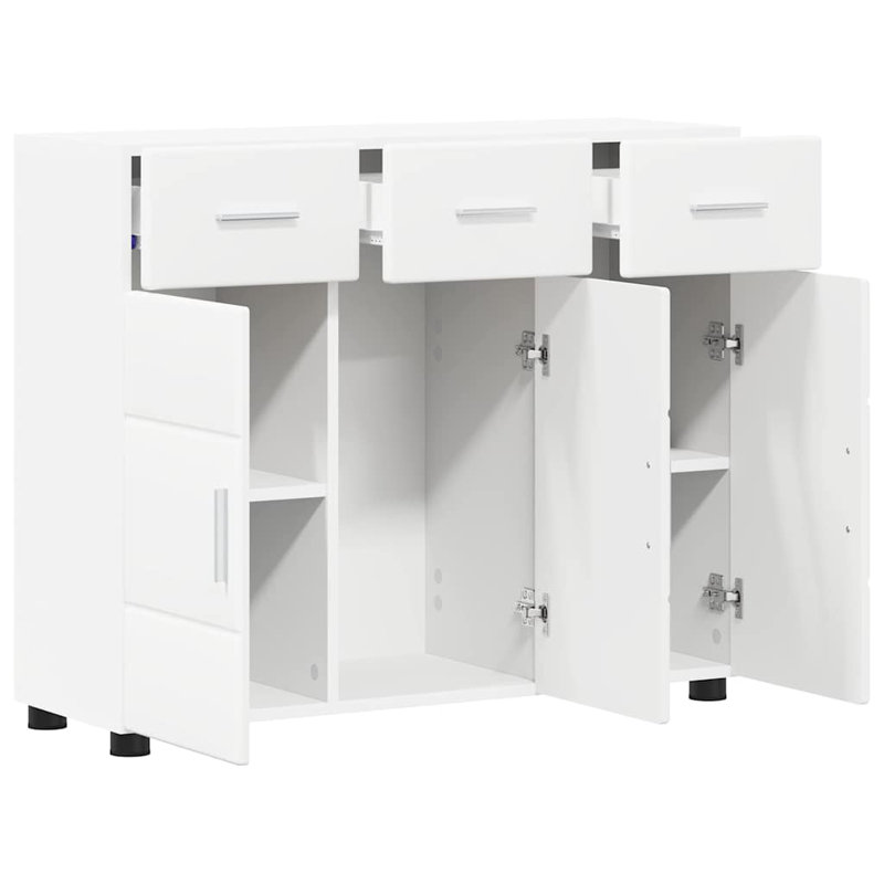 Rectangle Accent Cabinet, White