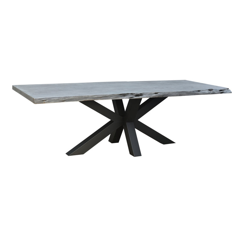 Edge Solid Wood Dining Table, 30" H x 84" L x 40" W