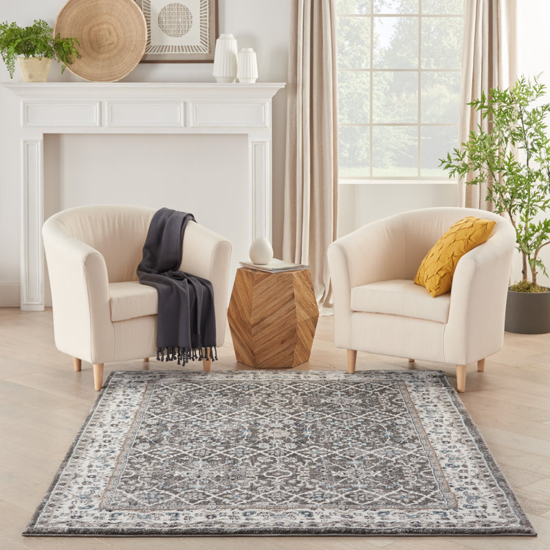 Guram Floral Indoor Rug, Rectangle 3'11" x 5'11"