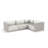 Gatsby 114" Wide Outdoor Reversible Patio Sectional with Cushions-102695941-102695943-102695944
