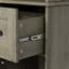 Armoire de cuisine en bois massif H 63 po avec 3 tablettes réglables, garde-manger avec 1 tiroir et 1 porte (ensemble de 2)-48846513-59415576