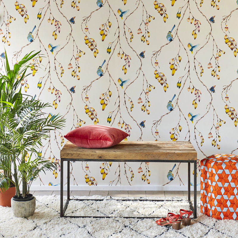 Iyanu Wallpaper, Blush/Ochre