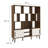 Transmit 59" Bookcase With Sliding Doors In Walnut-108574830