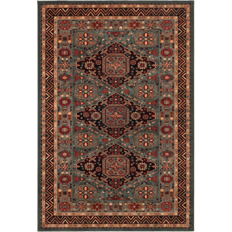 Heitzman Oriental Wool Area Rug, Rectangle 200 x 300cm