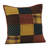 Patriotic Patch Patchwork Cotton Reversible Throw Pillow