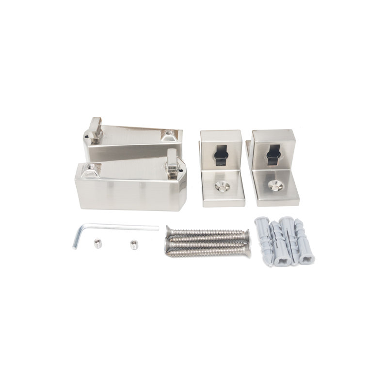 Tringle droite 60 po pour rideau de douche, Nickel brossé