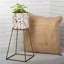 Coussin en jute et coton réversible