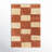 Anemone Checkered Wool Shag Rug-1491536487