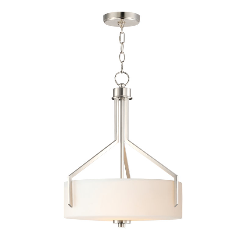 Ellcey 3 - Light Single Pendant, Satin Nickel